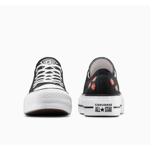 Tenisi unisex Converse Chuck Taylor All Star Lift Platform Embroidered Strawberries A14935C - poza 5