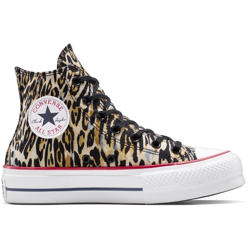 Tenisi unisex Converse Chuck Taylor All Star Lift Platform Leopard A15462C - poza 1