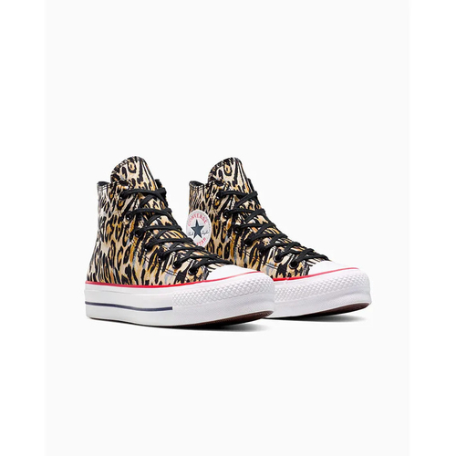 Tenisi unisex Converse Chuck Taylor All Star Lift Platform Leopard A15462C - poza 5