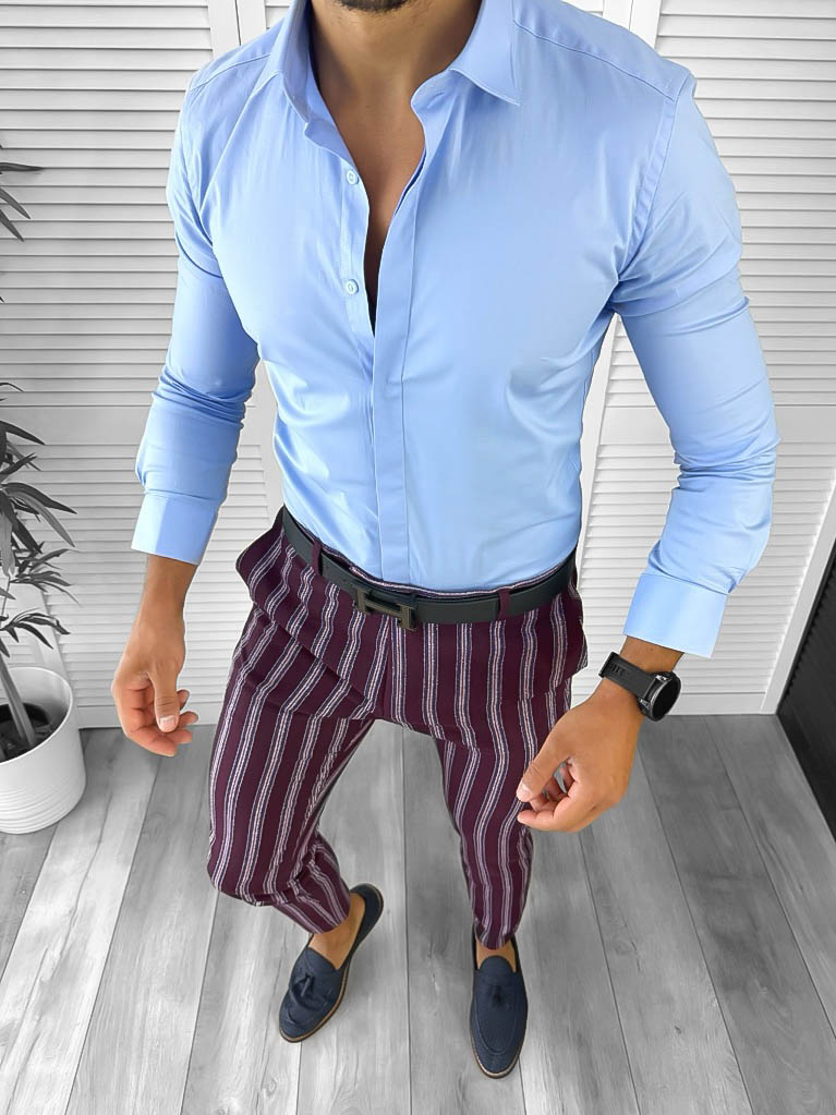 Tinuta barbati smart casual Pantaloni + Camasa 12662
