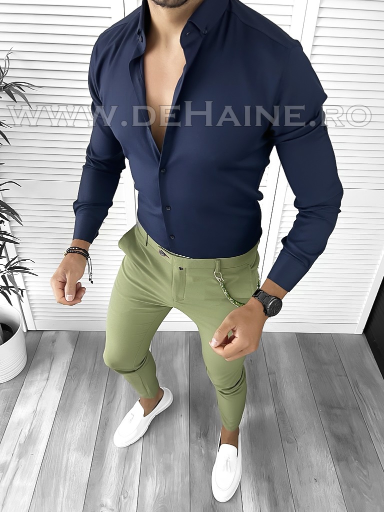Tinuta barbati smart casual Pantaloni + Camasa B9215