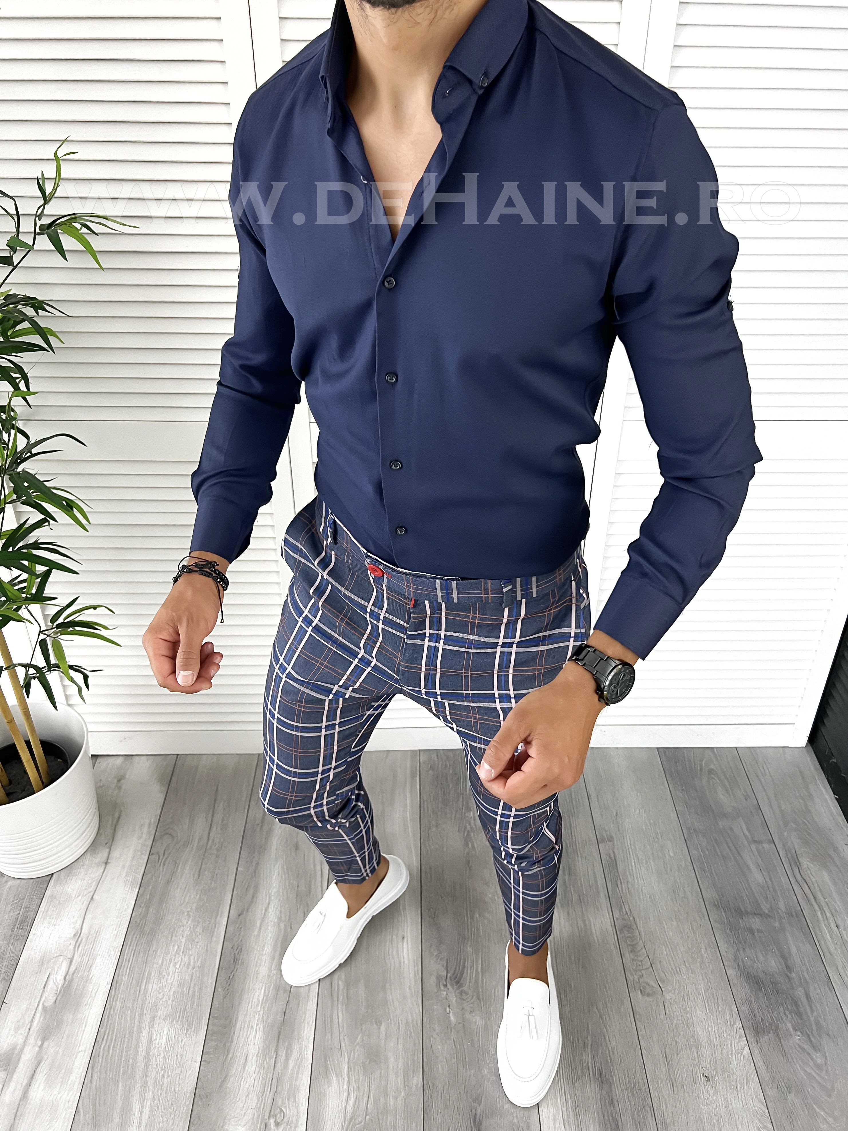 Tinuta barbati smart casual Pantaloni + Camasa B9223
