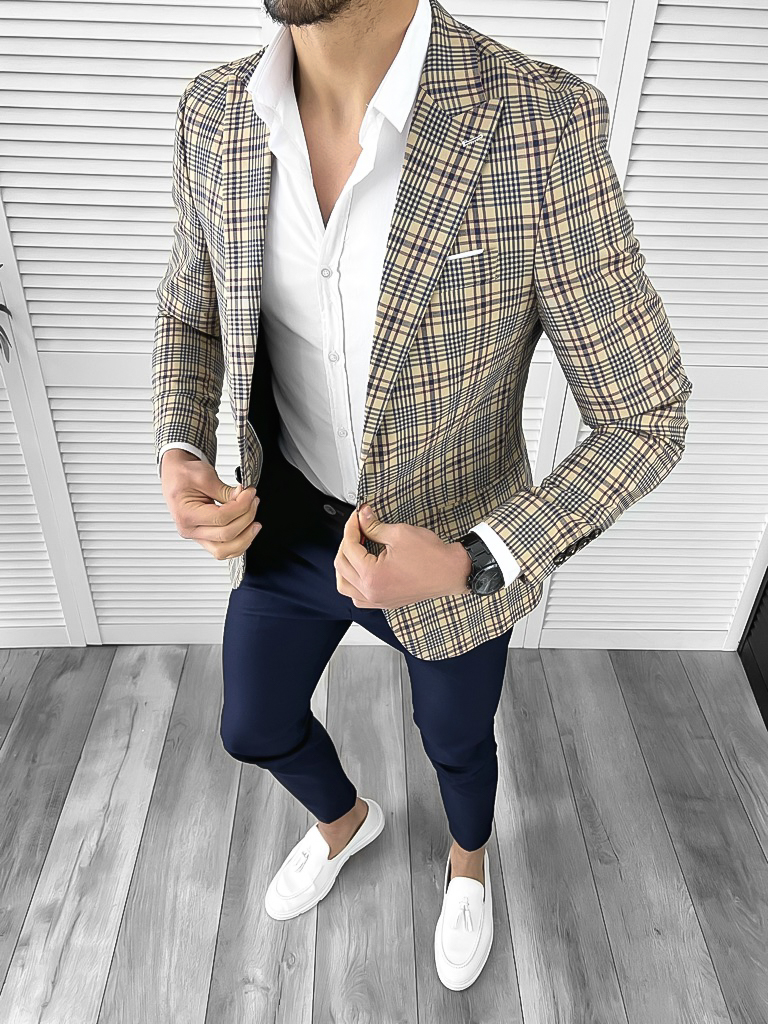 Tinuta barbati smart casual Pantaloni + Camasa + Sacou 10290