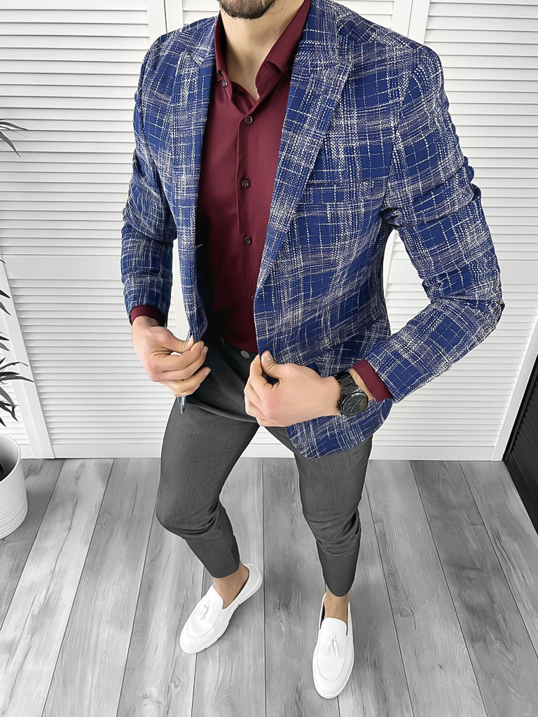 Tinuta barbati smart casual Pantaloni + Camasa + Sacou 10356