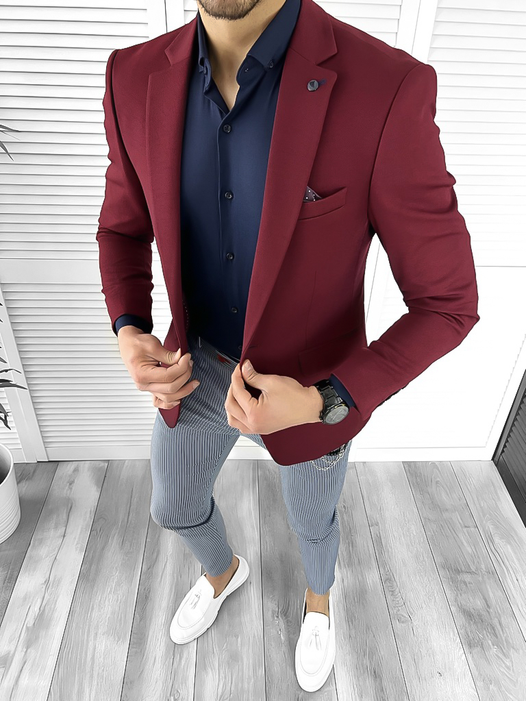 Tinuta barbati smart casual Pantaloni + Camasa + Sacou 10499