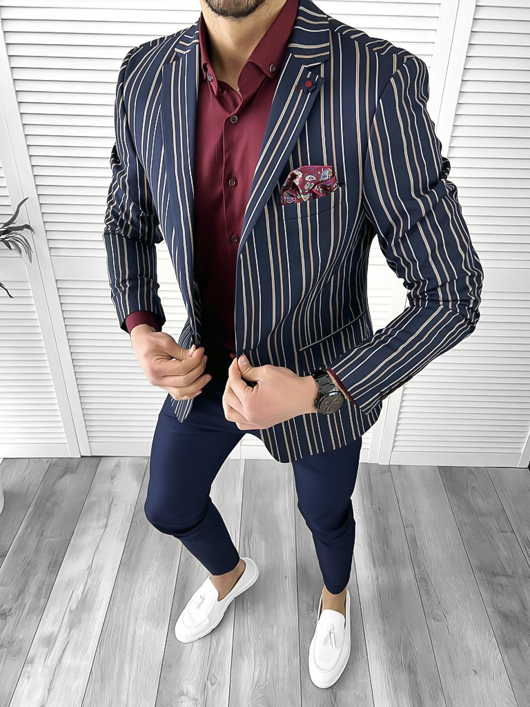 Tinuta barbati smart casual Pantaloni + Camasa + Sacou 10567