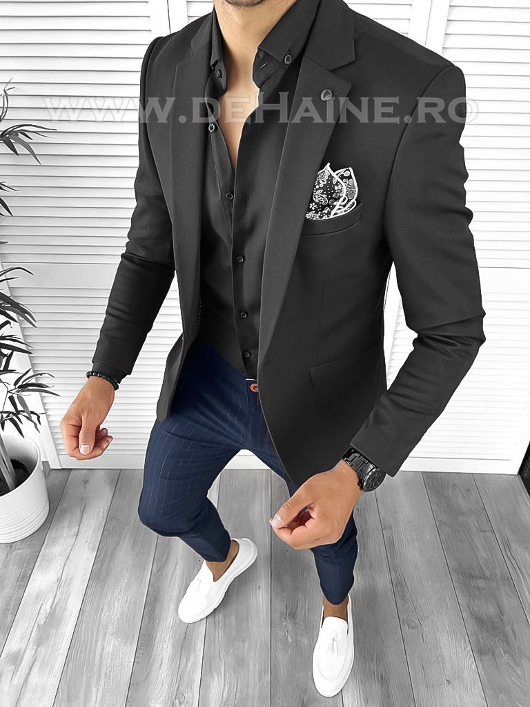 Tinuta barbati smart casual Pantaloni + Camasa + Sacou B8463