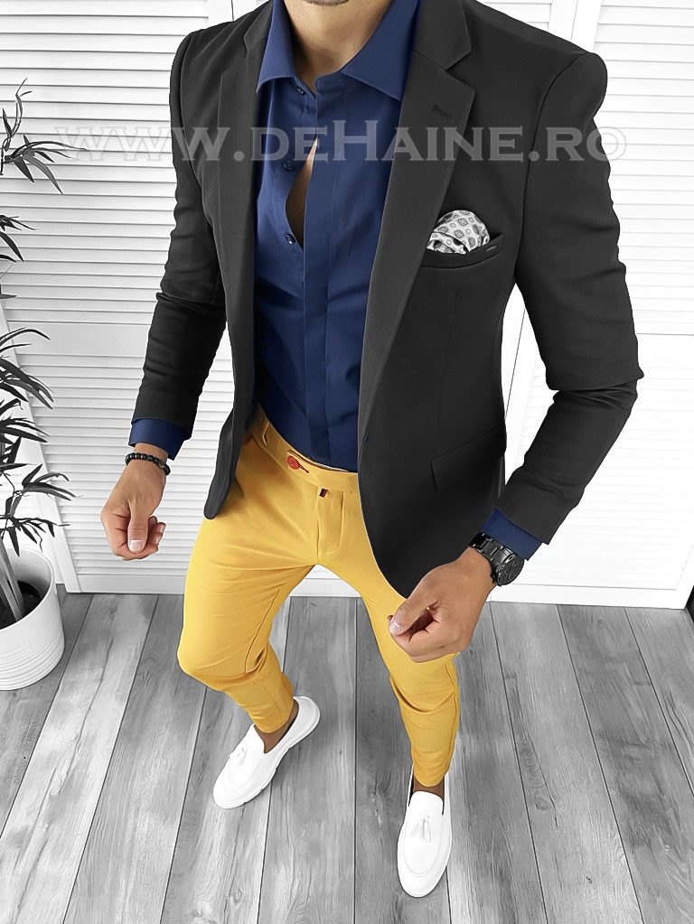 Tinuta barbati smart casual Pantaloni + Camasa + Sacou B8552