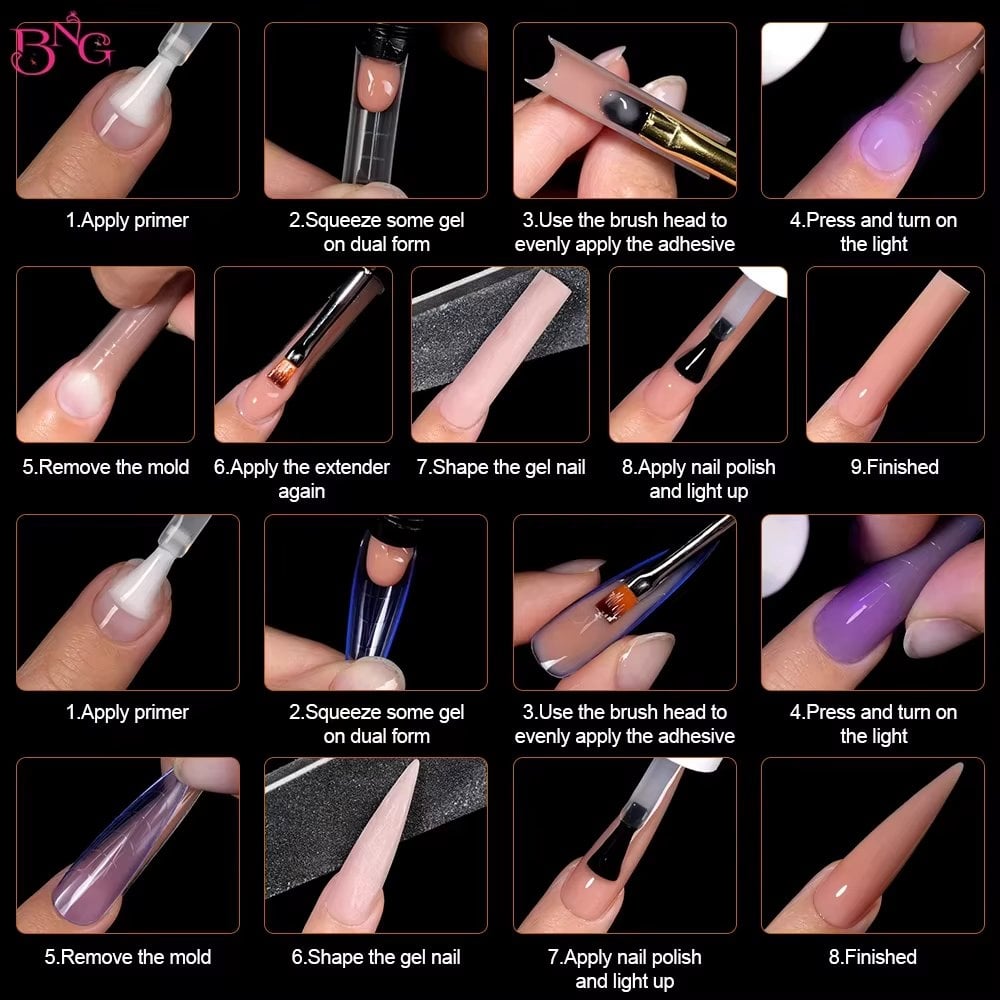 Tipsuri reutilizabile Magic Color Marquise, TIPS30, 288 buc - poza 3