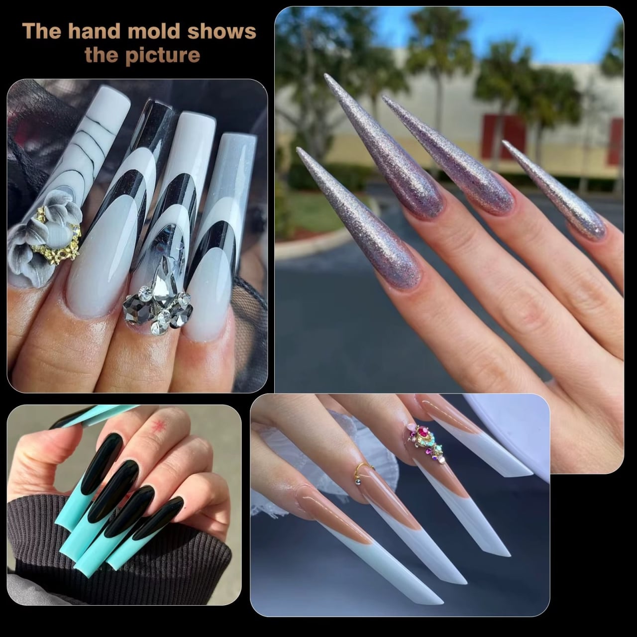 Tipsuri reutilizabile Magic Color Marquise, TIPS30, 288 buc - poza 5
