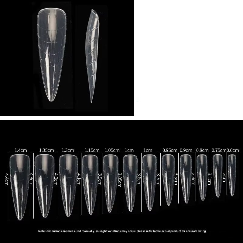 Tipsuri reutilizabile Marquise, TIPS22, Stiletto, 120 buc - poza 1