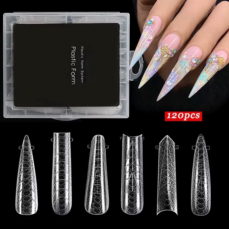 Tipsuri reutilizabile snake skin Marquise, TIPS25, Ballerina, 120 buc - poza 4