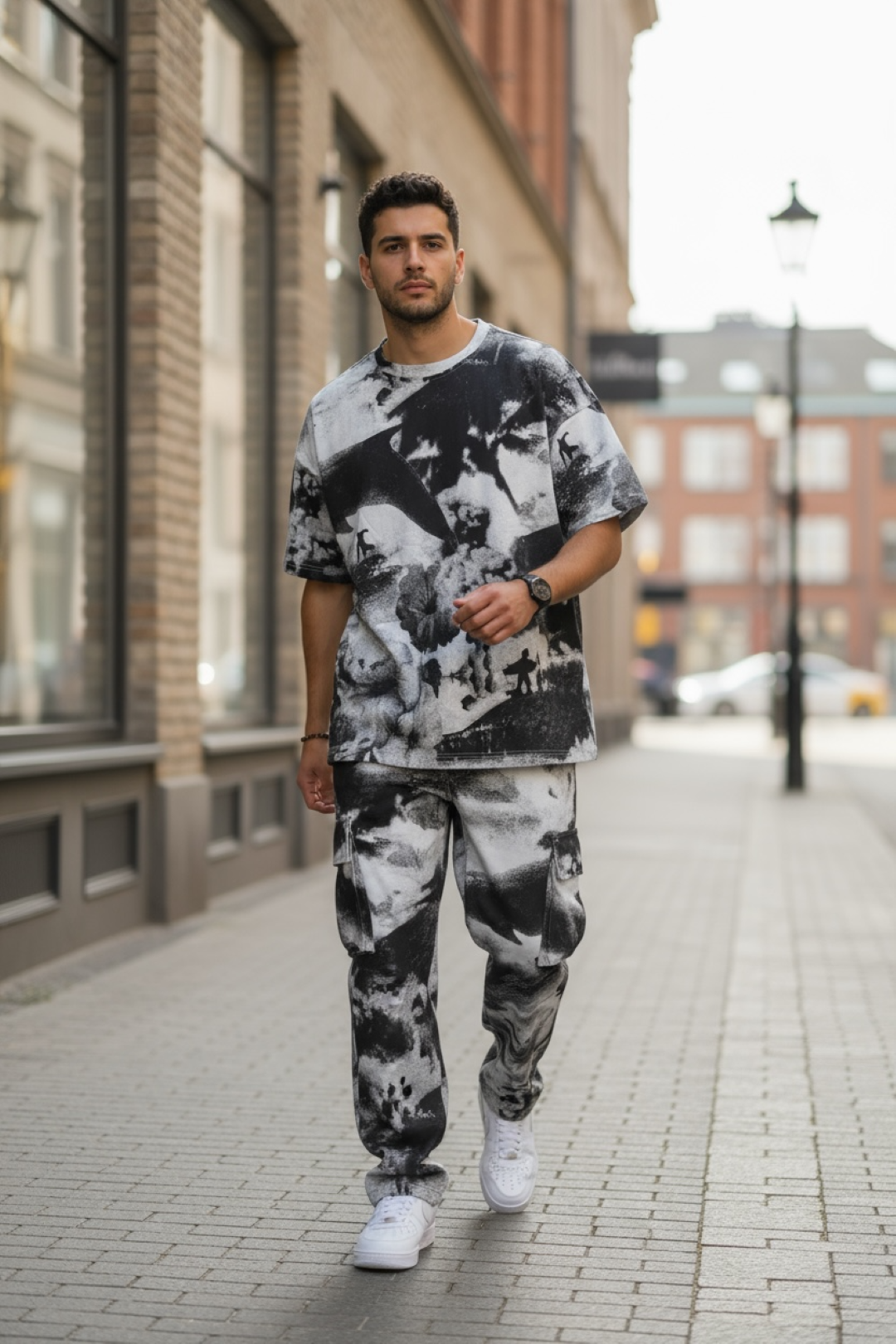 Trening barbati slim fit Pantaloni + tricou Y133 P18-4.3