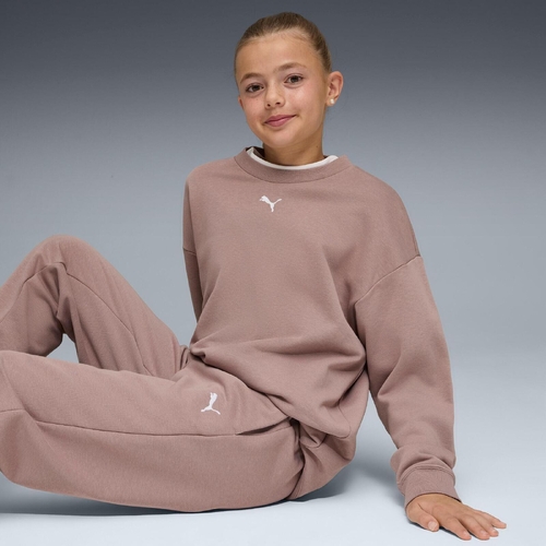 Trening copii Puma Ess Cat Logo Oversized Tr Knitted Suit G 69339588 - poza 3