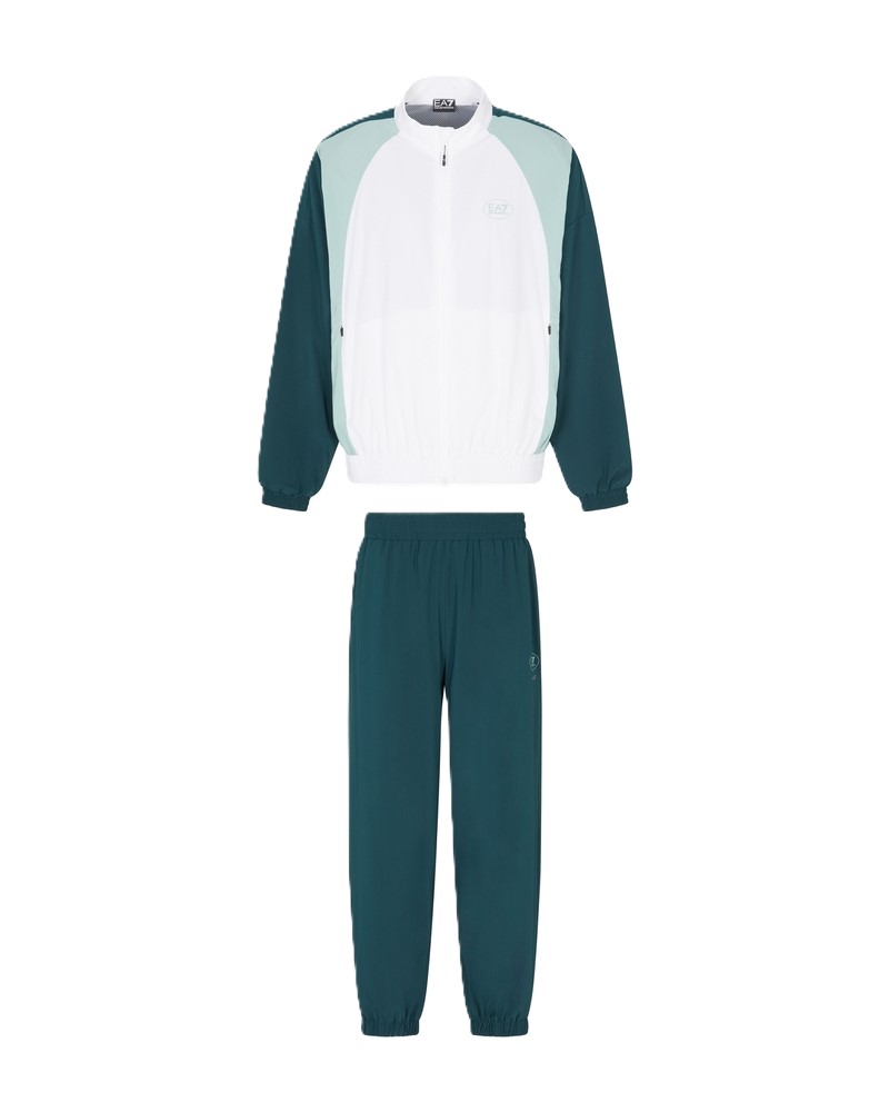 Trening EA7 TENNIS PRO M T-SUIT T-TOP FZ CH PL ST COLORBLOCK - poza 2