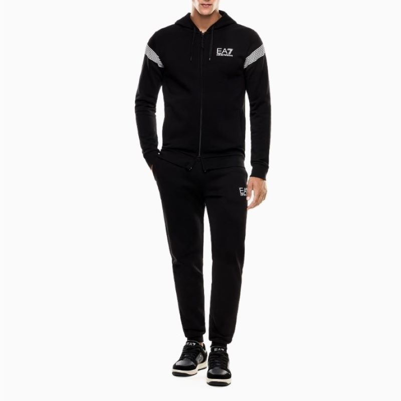 Trening EA7 TRAIN 7 LINES M T-SUIT HOODIE FZ CH BR - poza 1