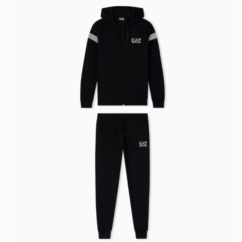 Trening EA7 TRAIN 7 LINES M T-SUIT HOODIE FZ CH BR - poza 3