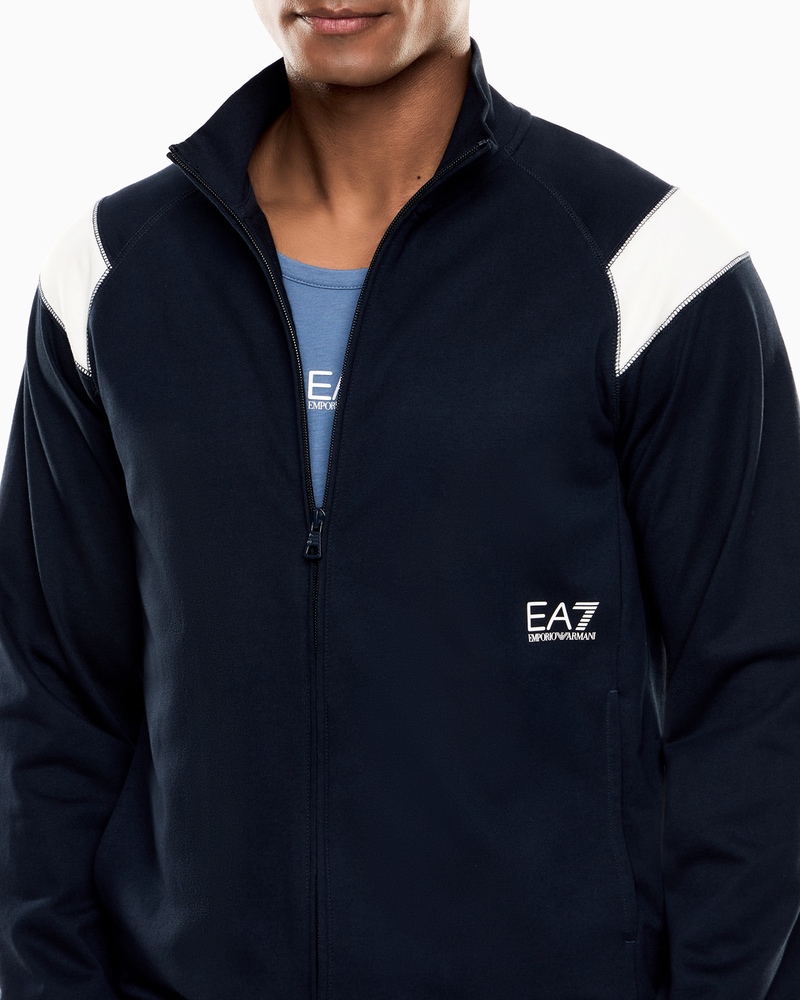 Trening EA7 TRAIN CORE ID M T-SUIT T-TOP FZ CH LIGHT COFT - poza 4