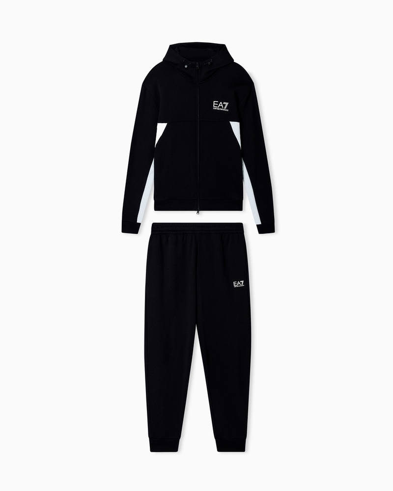 Trening EA7 TRAIN SUMMER BLOCK M T-SUIT HOODIE FZ CH COFT - poza 3