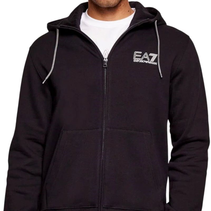 Trening EA7 TRAIN VISIBILITY M T-SUIT HOODIE FZ CH BR - poza 3