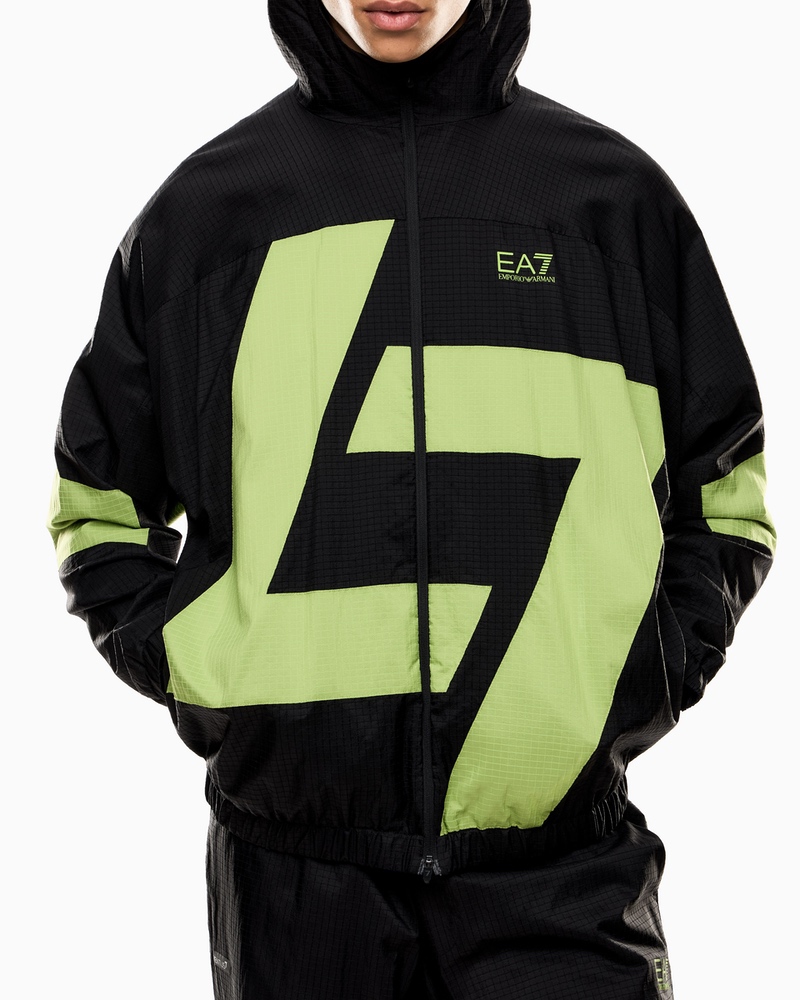 Trening EA7 VENTUS7 M T-SUIT HOODIE FZ CH TOP - poza 4
