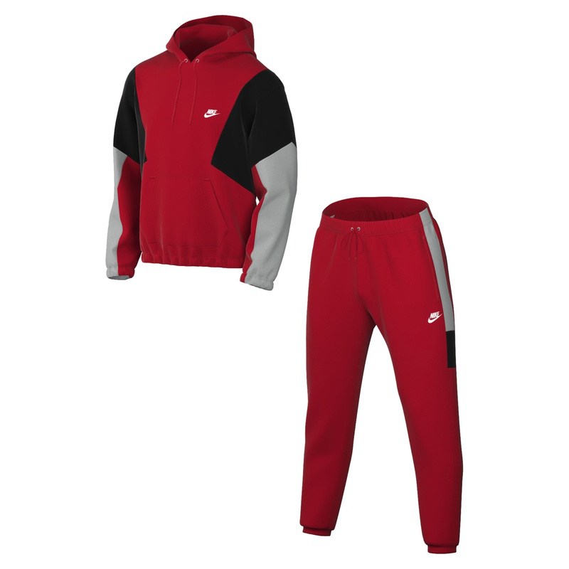 Trening Nike M NK CLUB FLEECE HDED TRACK GX - poza 3