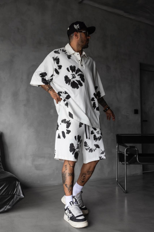TRENING POLO OVERSIZE WHITE TRBI39(1891-92) (MĂRIME: L)