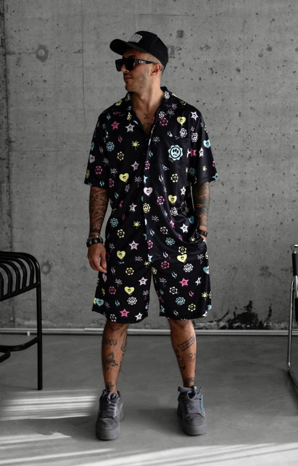TRENING SAD EMOJI BLACK TRBI1(10938) (MĂRIME: XL)