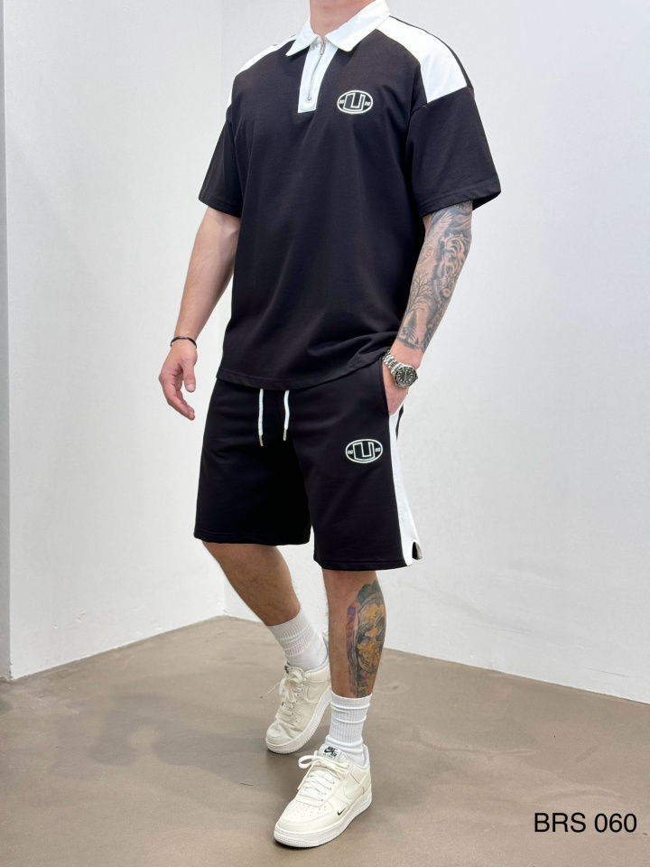 TRENING UNEFFECTED POLO BLACK TRAS202(24BRS-060) (MĂRIME: XL)