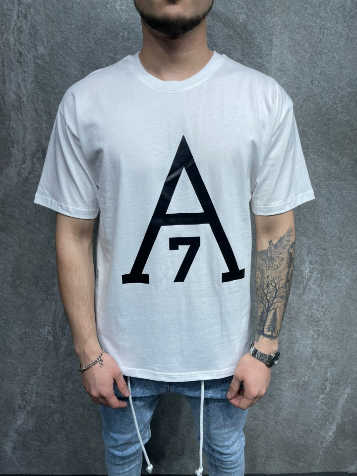 TRICOU A7 FASHION WHITE TSAS274(6056) (MĂRIME: M)