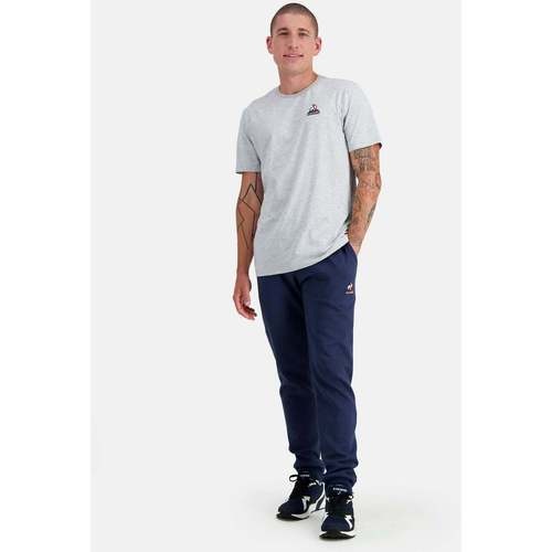 Tricou barbati Le Coq Sportif Ess Tee Ss No4 M Gris Chine Clair 2310547-50 - poza 3