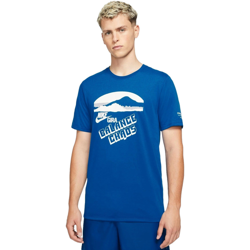 Tricou barbati Nike Men Gyakusou Nrg Graphic 3 T-shirt Team Royal CU8259 477 - poza 1