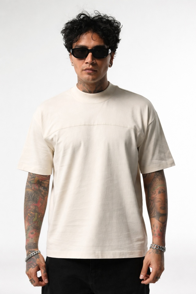 TRICOU BARBATI OVERSIZED STONE MINIMAL TECH STREETWEAR (MĂRIME: S)