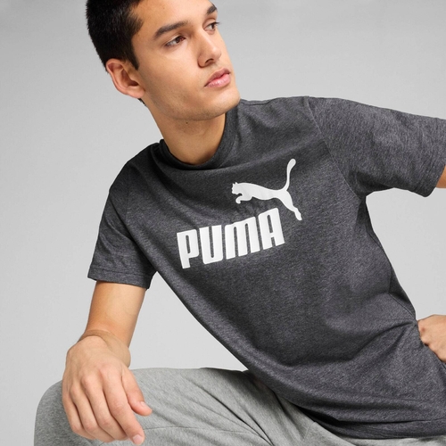 Tricou barbati Puma Ess No 1 Logo Heather Tee 68255001 - poza 5
