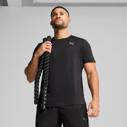 Tricou barbati Puma M Tad Essential Poly Texture Tee Bl 52715501 - poza 3
