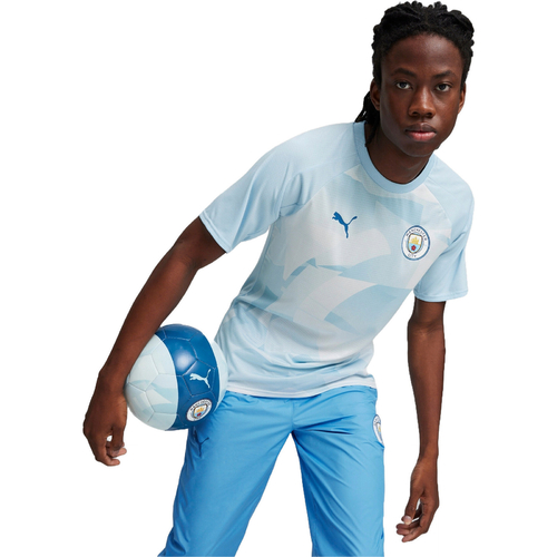 Tricou barbati Puma Mcfc Prematch Ss Jersey 77437001 - poza 1