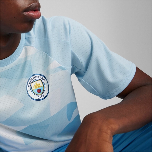 Tricou barbati Puma Mcfc Prematch Ss Jersey 77437001 - poza 5