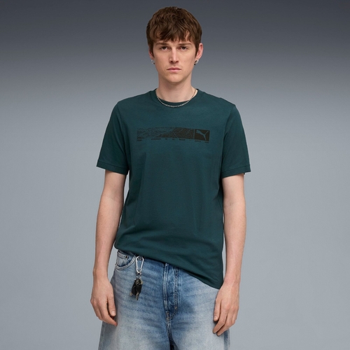 Tricou barbati Puma tech Graphic Tee 68822775 - poza 4