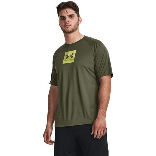 Tricou barbati Under Armour Tech Print Fill Short Sleeve 1380785 1380785-390 - poza 1