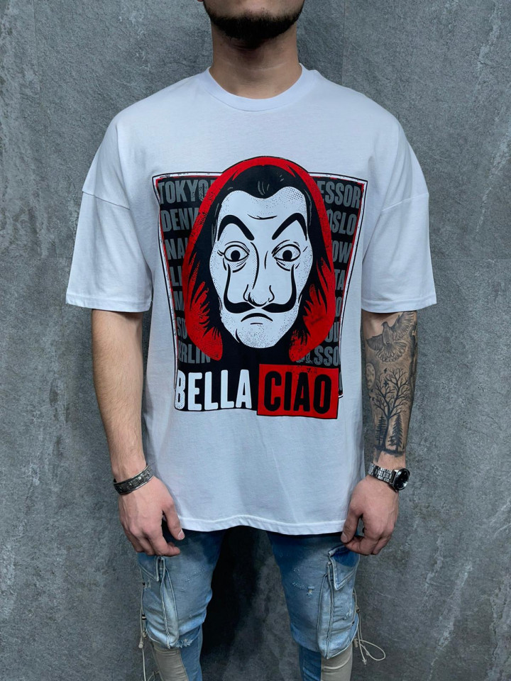 TRICOU BELLA CIAO WHITE COD : TSAS190(1017) (MĂRIME: M)