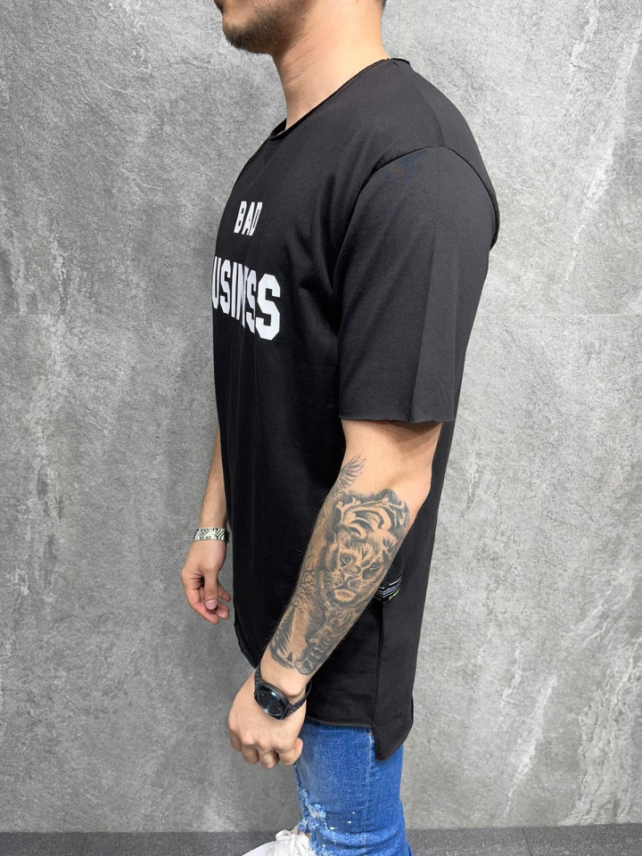 TRICOU BUSINESS LONG BLACK TSAS250(1029) (MĂRIME: M)
