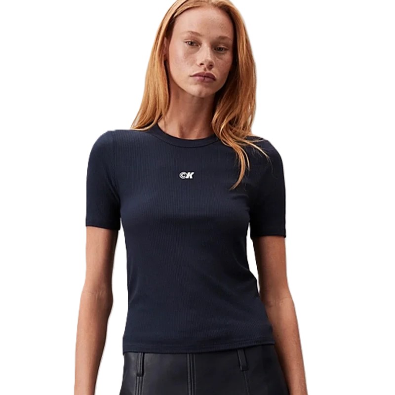 Tricou Calvin Klein A- Modal Rib Tee (essential)