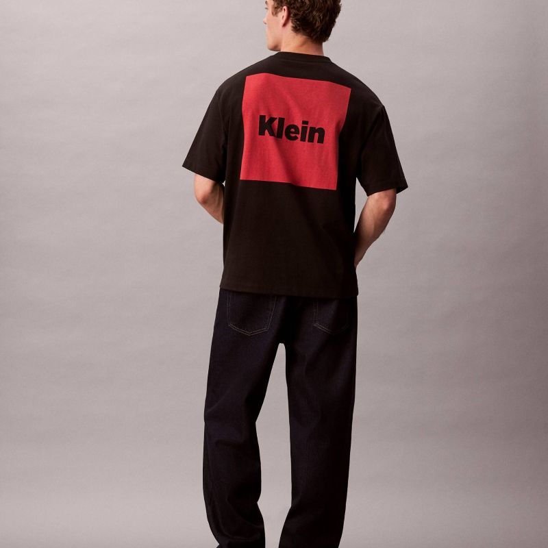 Tricou Calvin Klein SS 16S IO CALVIN BOX GRAPHICTEE - poza 2