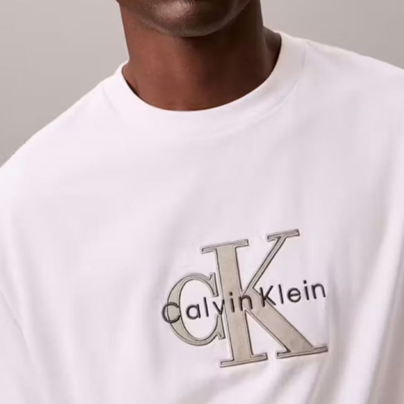 Tricou Calvin Klein SS 16S TRICOLOR MONOLOGO GRAPHIC - poza 3