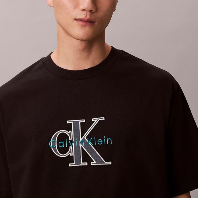 Tricou Calvin Klein SS 16S TRICOLOR MONOLOGO GRAPHIC - poza 3