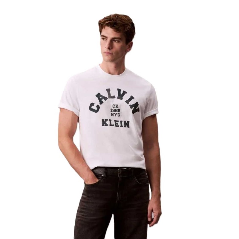 Tricou Calvin Klein SS 20S LN CALVIN COLLEGE GRAPHIC