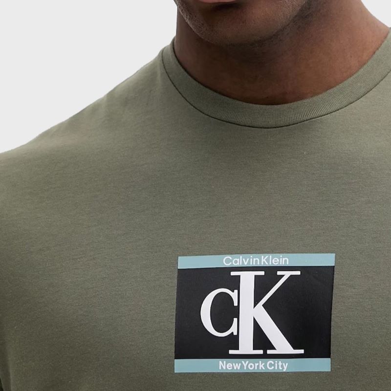 Tricou Calvin Klein SS 30s E SPRTSWR 3 G - poza 2