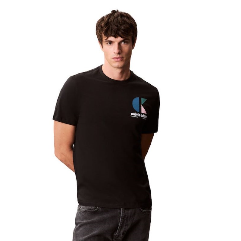 Tricou Calvin Klein SS 30s EU CK BH LOGOGRAPHIC TEE - poza 1