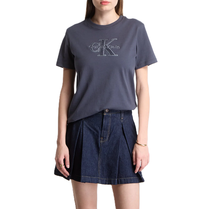 Tricou Calvin Klein SS BABY TERRY HERO MONOLOGO TEE - poza 1