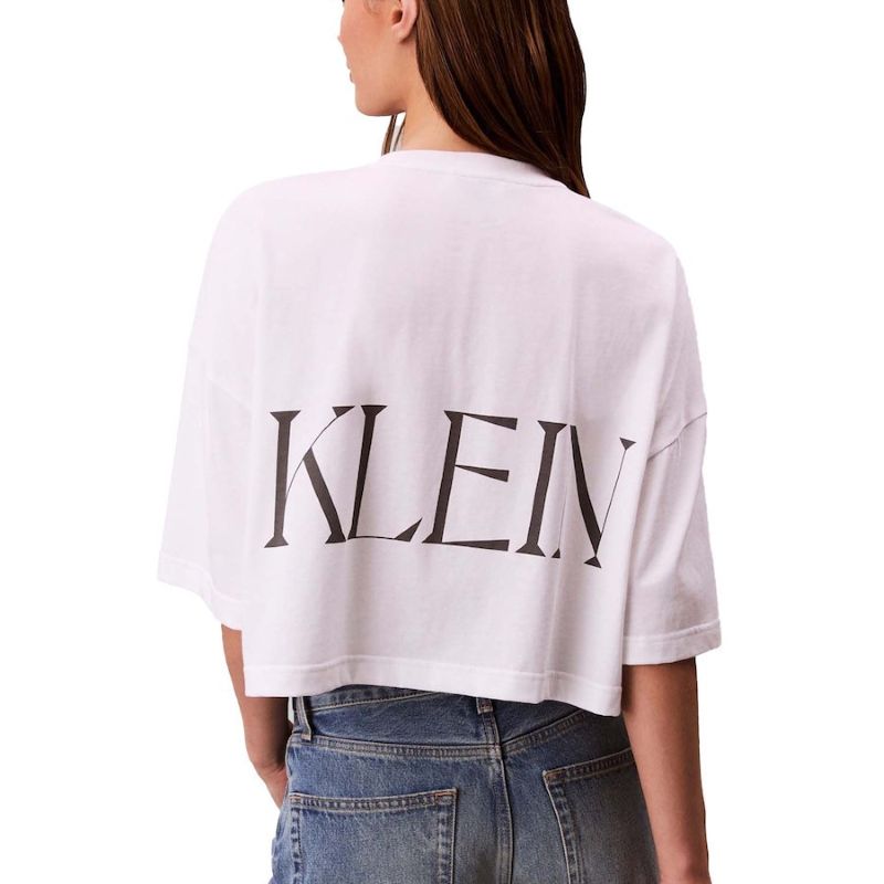 Tricou Calvin Klein SS CALVIN KLEIN CROPPEDGRAPHIC - poza 2